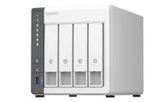 QNAP TS-433 NAS Tower ARM Cortex-A55 4 GB 16 TB HDD QNAP Turbo System White