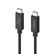 Belkin INZ004TT1.2MBK USB cable USB4 Gen 2x2 1.2 m USB C Black