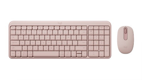 Logitech MK250 Compact Bluetooth Wireless Combo keyboard Mouse included Universal RF Wireless + Bluetooth QWERTY US English Rose