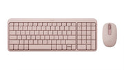 Logitech MK250 Compact Bluetooth Wireless Combo keyboard Mouse included Universal RF Wireless + Bluetooth QWERTY US English Rose
