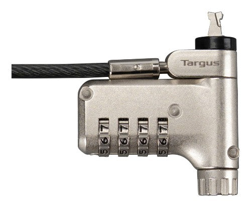 Targus ASP106RGLXS cable lock Silver, Black 2 m