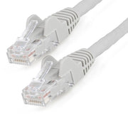 StarTech.com 15m CAT6 Ethernet Cable - LSZH (Low Smoke Zero Halogen) - 10 Gigabit 250Mhz 100W PoE RJ45 10GbE UTP Network Patch Cord Snagless with Strain Relief - Grey, CAT 6, ETL Verified, 24AWG