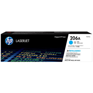 HP 206A CYAN LASERJET TONER CARTRIDGE 1250 PAGES