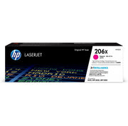 HP 206X MAGENTA TONER - HIGH YIELD - APPROX 2.45K PAGES - FOR M283, M255 PRINTERS