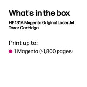 HP 131A Magenta Original LaserJet Toner Cartridge