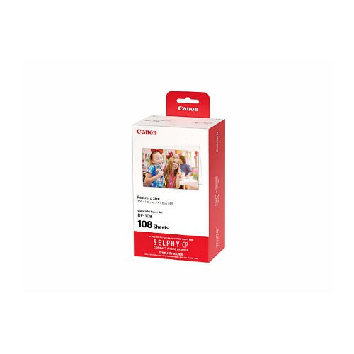 Canon RP-108 Colour Ink + 100 x 148 mm Paper Set, 108 Sheets