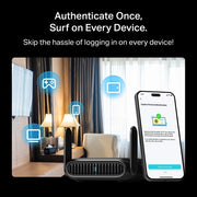 TP-Link BE3600 Wi-Fi 7 wireless router 2.5 Gigabit Ethernet Dual-band (2.4 GHz / 5 GHz) Black