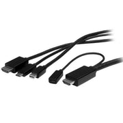 StarTech.com USB-C, HDMI or Mini DisplayPort to HDMI Converter Cable - 2 m (6 ft.)