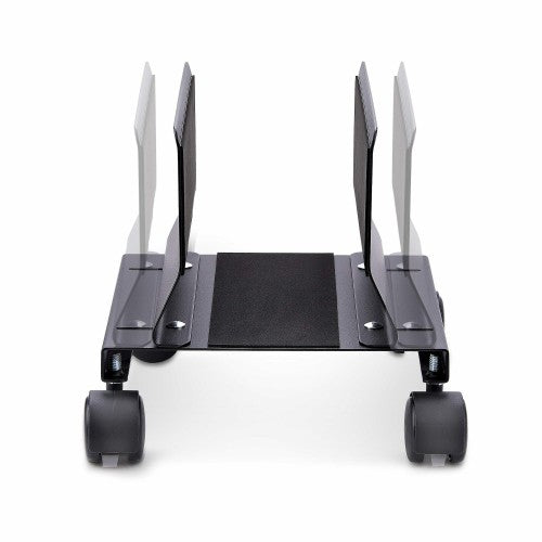 StarTech.com Computer Tower Cart, Rolling Mobile CPU Caddy on Wheels/Casters, Max Load 46.3lb/21kg, Adjustable PC Case Mount, Desktop Floor Stand, Steel Dolly, TAA