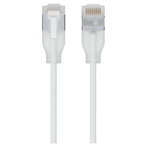 Ubiquiti UACC-Cable-Patch-EL-C6A-0.15M-W networking cable Translucent, White Cat6a