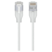 Ubiquiti UACC-Cable-Patch-EL-C6A-0.15M-W networking cable Translucent, White Cat6a