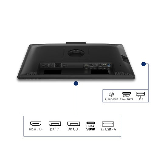 Philips 3000 series 24B2U3301H computer monitor 60.5 cm (23.8") 1920 x 1080 pixels Full HD LCD Black