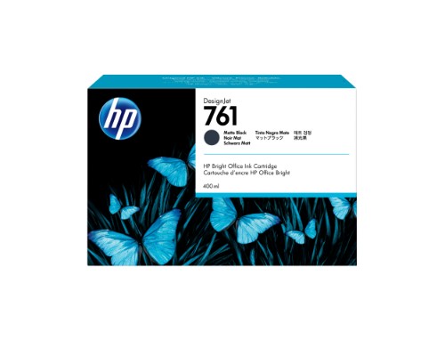 HP 761 400-ml Matte Black DesignJet Ink Cartridge