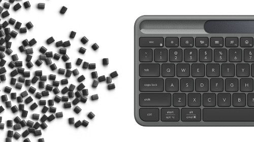 Logitech Signature Slim Solar+ K980 keyboard Universal RF Wireless + Bluetooth QWERTY English Graphite
