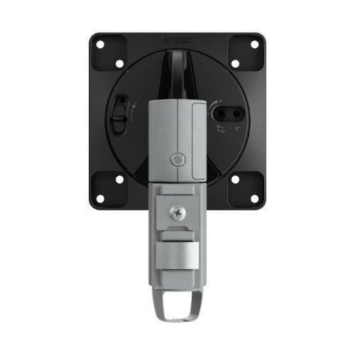 Atdec AWM-A13T-S monitor mount / stand 96.5 cm (38") Desk Silver