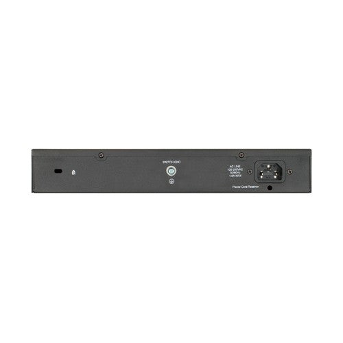D-Link DGS-1100-18PV2 network switch Managed L2 Gigabit Ethernet (10/100/1000) Power over Ethernet (PoE) 1U Black