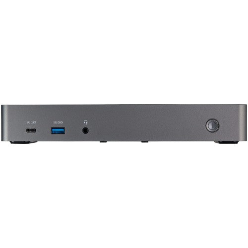 StarTech.com USB-C & USB-A Dock - Hybrid Universal Triple Monitor Laptop Docking Station w/ DisplayPort & HDMI 4K 60Hz - 85W Power Delivery, 6x USB Hub, GbE, Audio - USB 3.1 Gen 2 10Gbps