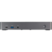 StarTech.com USB-C & USB-A Dock - Hybrid Universal Triple Monitor Laptop Docking Station w/ DisplayPort & HDMI 4K 60Hz - 85W Power Delivery, 6x USB Hub, GbE, Audio - USB 3.1 Gen 2 10Gbps