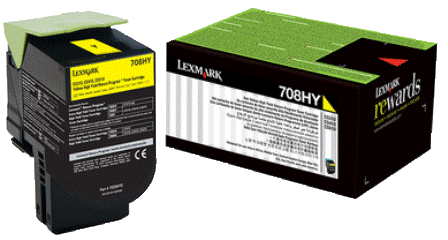 Lexmark 70C8HYE toner cartridge 1 pc(s) Original Yellow