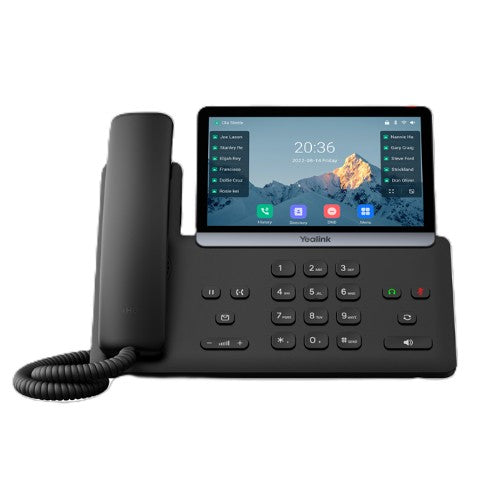 Yealink SIP-T77U (SBC READY)  IP Phone, 7' Touchscreen, 16 SIP Accounts, Dual USB, HD Voice, PoE, Linux 6.1, TEE Encryption