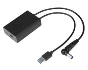 Targus ACA42AUZ cable gender changer USB 3.0 Type A, 3.5 mm USB Type C Black
