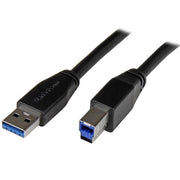 StarTech.com Active USB 3.0 (5Gbps) USB-A to USB-B Cable - M/M - 5m (15ft) - TAA