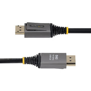 StarTech.com 1m DisplayPort 2.1 Cable, VESA Certified DP80 DisplayPort Cable, Uncompressed 10K/8K 60Hz, 16K 60Hz/8K 240Hz w/DSC 1.2a, DP 2.1 Monitor Cord