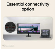 LG 34U601B-B computer monitor 86.4 cm (34") 3440 x 1440 pixels Dual WQHD LCD Black