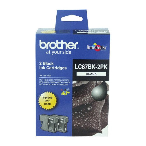 Brother Inkjet Cartridge for DCP-385C ink cartridge 2 pc(s) Original Black