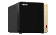 QNAP TS-464 NAS Tower Intel® Celeron® N5095 8 GB DDR4 16 TB HDD QNAP Turbo System Black, Gold
