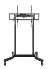 Brateck Standard Motorized TV Cart Fit 55'-100' Up to 120kg- Matte Black , VESA Compatible: 200x200 up to 800x600 （LS）