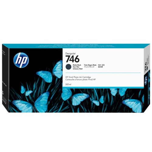 HP 746 300-ml Matte Black DesignJet Ink Cartridge