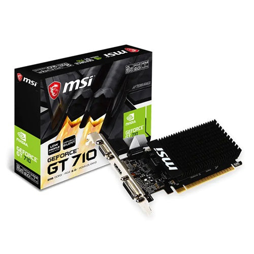 MSI GT 710 2GD3H 4HDMI graphics card NVIDIA GeForce GT 710 2 GB GDDR3