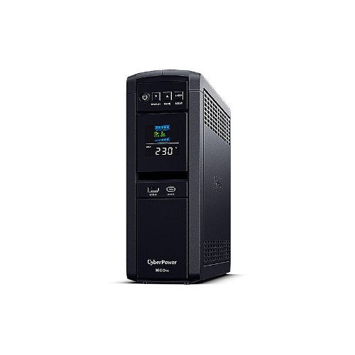CyberPower CP1600EPFCLCD uninterruptible power supply (UPS) Line-Interactive 1.6 kVA 1000 W 6 AC outlet(s)