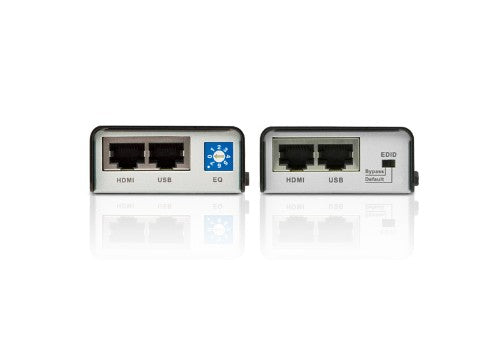 ATEN VE803-AT-U AV extender AV transmitter & receiver Black, Grey