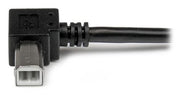 StarTech.com 2m USB 2.0 A to Right Angle B Cable - M/M