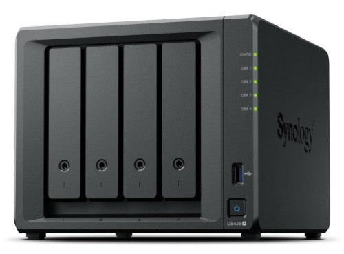 Synology DiskStation DS425+ NAS/storage server Intel® Celeron® J4125 2 GB DDR4 0 TB Black
