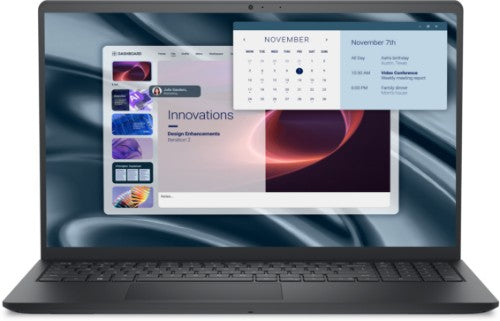DELL Pro 15 Essential PV15255 AMD Ryzen™ 5 7520U Laptop 39.6 cm (15.6") Full HD 8 GB LPDDR5-SDRAM 512 GB SSD Wi-Fi 5 (802.11ac) Windows 11 Pro Black