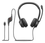 Logitech H390 Headset Wired Head-band Calls/Music USB Type-C Black