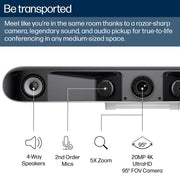 HP Poly Studio V52 USB Video Bar No Power Cord TAA