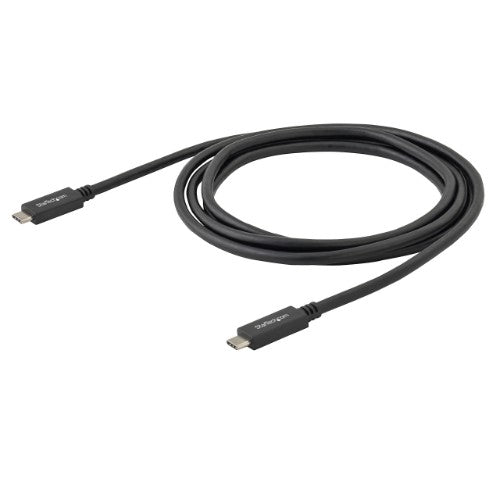 StarTech.com 6.6ft (2m) USB-C Cable, USB 5Gbps, 60W (3A) Power Delivery, 4K 60Hz DP Alt Mode, TPE Jacket - Thunderbolt Compatible