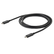 StarTech.com 6.6ft (2m) USB-C Cable, USB 5Gbps, 60W (3A) Power Delivery, 4K 60Hz DP Alt Mode, TPE Jacket - Thunderbolt Compatible