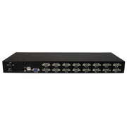 StarTech.com 16 Port 1U Rackmount USB KVM Switch Kit with OSD and Cables - TAA
