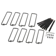APC NetShelter Cable Management, Vertical Cable Manager, Rings, for NetShelter 750 and 800mm W Enclosures, Set of 8, 76 x 19 x 203 mm