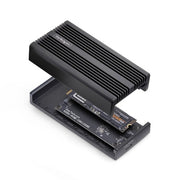 StarTech.com USB4 M.2 NVMe Enclosure, 40Gbps, External USB-C/Thunderbolt NVMe SSD Enclosure, Aluminum Heatsink Case, B+M/M-Key