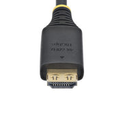 StarTech.com 50cm (1.6ft) High Speed HDMI Cable with Gripping Connectors, 4K 60Hz/1440p 144Hz, HDR10/HDCP 2.2/ARC, 18Gbps, UHD HDMI Cord for TV/Monitor/Display, TPE Jacket