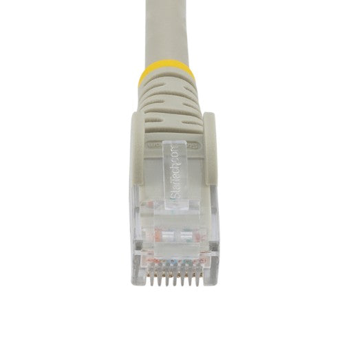 StarTech.com 50cm CAT6 Ethernet Cable - LSZH (Low Smoke Zero Halogen) - 10 Gigabit 250Mhz 100W PoE RJ45 10GbE UTP Network Patch Cord Snagless with Strain Relief - Grey, CAT 6, ETL Verified, 24AWG