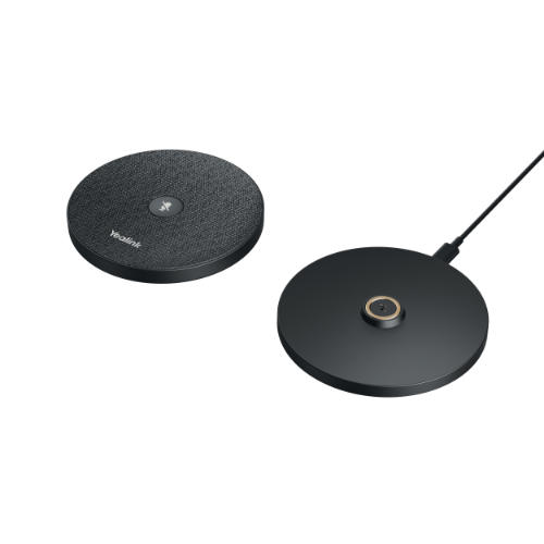Yealink (VCM36-W Pro Package) Wireless Microphone includes, Charger Cradle, Cable and Power Adapter