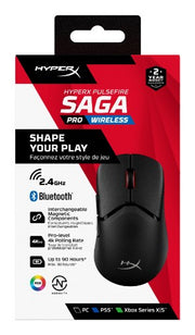 HyperX Pulsefire Saga Pro Wireless Gaming Mouse (Black)