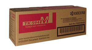 KYOCERA TK-594M Magenta Toner for FS-C2126MFP/FS-C2026MFP/M6526CIDN (5,000 Yield)